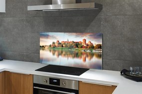 Panel nad Blat Kuchenny Zamek Królewski na Wawelu nad Wisłą