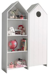Biała szafa dziecięca otwarta 115x171,5 cm CASAMI – Vipack