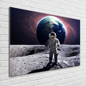Foto obraz szkło hartowane Astronauta