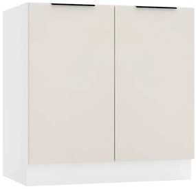 Dolna Szafka Kuchenna 80 Cm Beż Piaskowy A4-L74