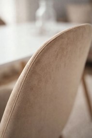 Zestaw 4 Krzese Teok Aksamitne