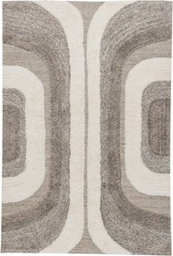 Szaro-beżowy dywan z mieszanki wełny 170x240 cm Moro – WOOOD