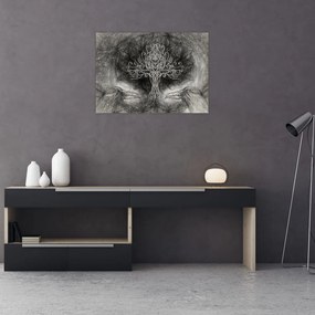 Obraz na szkle - Drzewo życia (70x50 cm)