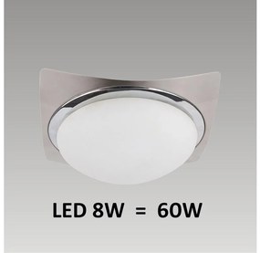 LED Lampa Plafon/Kinkiet łazienkowy LENS 1xLED/8W 170mm