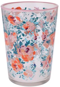Duża szklanka w kwiatowy wzór, 510 ml