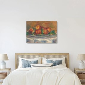 Obraz na szkle - Auguste Renoir, Peaches on a  Plate, reprodukcje (70x50 cm)