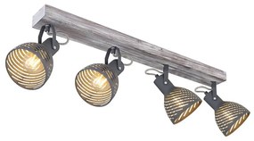 Globo 54661-4 - Oświetlenie punktowe MORI 4xE27/40W/230V