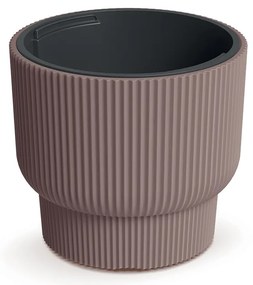 Donica ogrodowa z wkładem Milly 39,5 x 39,5 x 35 cm marsala PROSPERPLAST