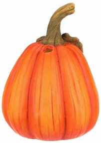 Jesienne dekoracje LED Migająca dynia z twarzą, 21 x 21 x 29 cm, ceramika