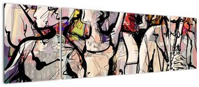 Obraz - Jazzowa noc (170x50 cm)