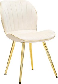 Kremowe krzesła zestaw 2 szt. Paris – Mauro Ferretti