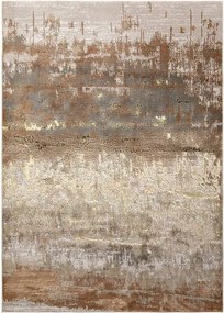 Dywan abstrakcyjny - 200x290cm - Złoty, brązowy, beżowy - Aurora Dune