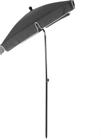 Outsunny Parasol Ogrodowy Składany Ochrona UV Szary Czarny Stylowy i Praktyczny do Ogrodu Balkonu Plaży | Aosom PL