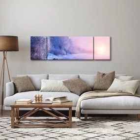 Obraz - Zamarznięta rzeka (170x50 cm)
