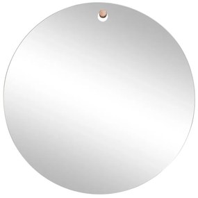 Wiszące lustro ścienne Hübsch Mafo, ø 50 cm