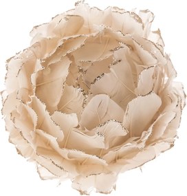 kwiat do powieszenia z piór różowy, 8 cm