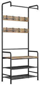 Stojak na buty Kelam, 79 x 32 x 185 cm