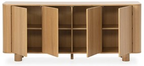 Komoda w dekorze dębu w naturalnym kolorze 180x75x40 cm Padoc – MOME