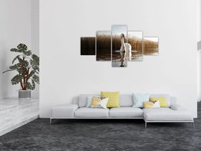 Obraz łabędzia (125x70 cm)