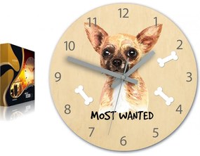 Zegar ścienny cichy do pokoju dziecięcego drewniany nowoczesny dekoracyjny