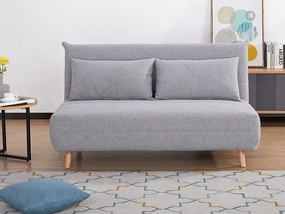 Sofa rozkładana z funkcją spania SPIKE II szara SIGNAL