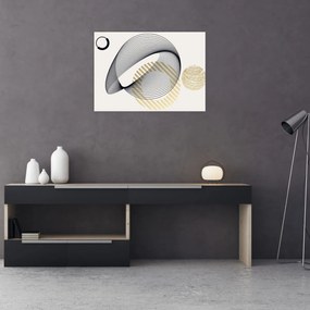 Obraz - Kształty geometryczne N⁰3 (70x50 cm)