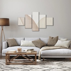 Obraz - Teksturowane liście (125x70 cm)