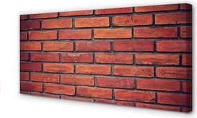 Obraz drukowany na płótnie Mieszany Mur Ceglano-Kamienny
