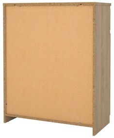 Komoda w dekorze dębu w naturalnym kolorze 80x100x40 cm Naia – Tvilum