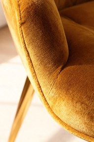 Krzeso Zandel w kolorze zotego aksamitu
