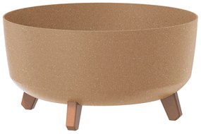 Donica ogrodowa okrągła Gracia Low Eco 30 cm naturo PROSPERPLAST
