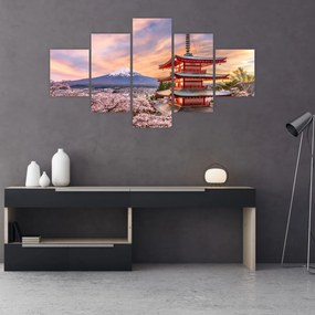 Obraz - Fudżi, Japonia (125x70 cm)