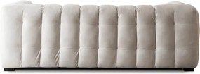 Sofa MODERNO 3S Trzyosobowa Kremowa Welurowa Nowoczesna