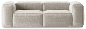 Beżowa sztruksowa sofa 224 cm Bergamo – Cosmopolitan Design