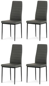 Zestaw krzeseł do jadalni DCL-372 GREY, 4 szt.