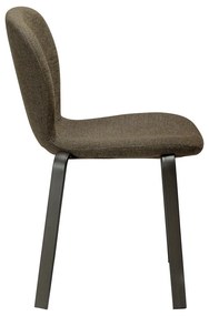 Tapicerowane krzesło w kolorze khaki Heap – DAN-FORM Denmark