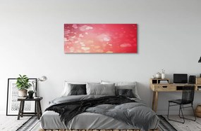 Obraz drukowany na płótnie Miłość na Czerwonym Tle