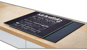 Szklana płyta ochronna KITCHEN RULES na kuchenkę – duża, ZELLER