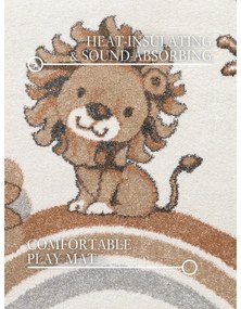Kremowy dywan dziecięcy ø160 cm Roar like a Lion – Villeroy&amp;Boch