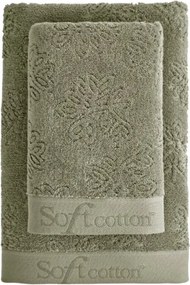 Podarunkowy zestaw ręczników LEAF, 2 szt Khaki