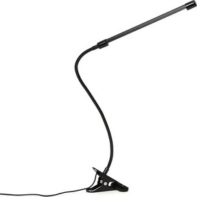 LED Ściemnialna lampa z klipsem do oświetlania roślin LED/3W/230V czarna
