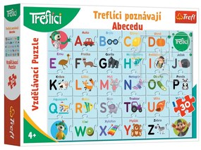 Trefl Puzzle Trefliki poznają alfabet, 30 elementów