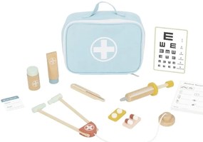 Tooky toy drewniany zestaw małego lekarza doktora w walizce z akcesoriami