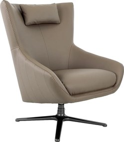 Fotel obrotowy z ekoskóry w kolorze różowym 5044 ANGEL CERDA