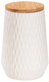 Pojemniki kuchenne ceramiczne DIAMOND, bambusowa pokrywa, 3 x 0,6 l, WENKO