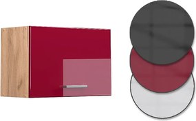 Szafka ścienna czerwony połysk 60x31x40 r-line