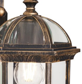 Zewnetrzna Klasyczna zewnętrzna lampa ścienna antyczne złoto IP44 - Glasgow klasyczny/Antyczny Oswietlenie zewnetrzne