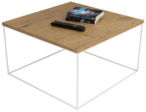 Druciany stolik kawowy w stylu skandynawskim dąb lancelot D5-R35
