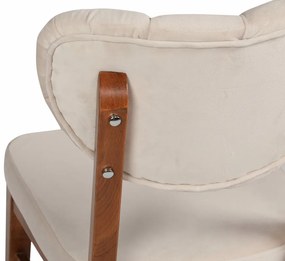 Zestaw krzeseł do jadalni Elma Beige, 2 szt.