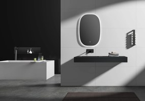 Umywalka wisząca BA8012 z odlewu mineralnego